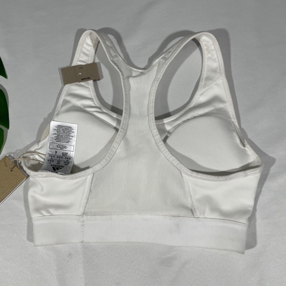 NWD Adidas [ XS‎ ] Don't Rest Alphaskin Racerback Sports Bra White - Picture 8 of 12